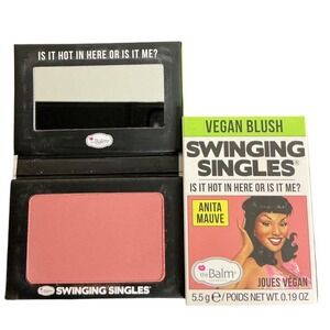 theBalm Swinging Singles Anita Mauve Vegan Blush Makeup New in Box